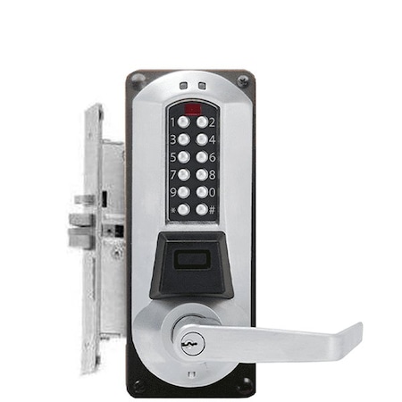 Dormakaba E-Plex 5086 Entry/Egress Back to Back Mortise Lock, 100 Access Codes, 3,000 Audit Events, KIL,  KABA-E5086XSWL626-41